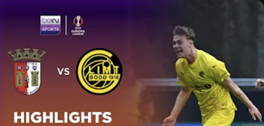 Sporting Braga 1-2 Bodø/Glimt | Europa League 24/25 Match Highlights